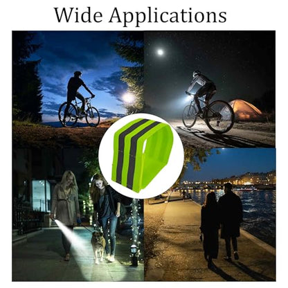 Reflective Bands for Arm - color: Green