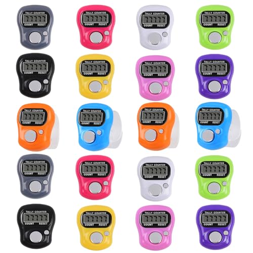 Tally Counter Electronic Finger Counter Digtal Clicker Counter 20pc