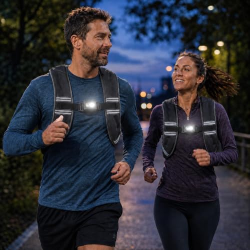 AVANTO TRI-O Clip-On Safety Light, Rechargeable USB-C 3-Beam XPG + COB + LED, Magnetic Mount, Ultra-Bright 500 Lumens for Running, Walking, Cycling & Outdoor Visibility