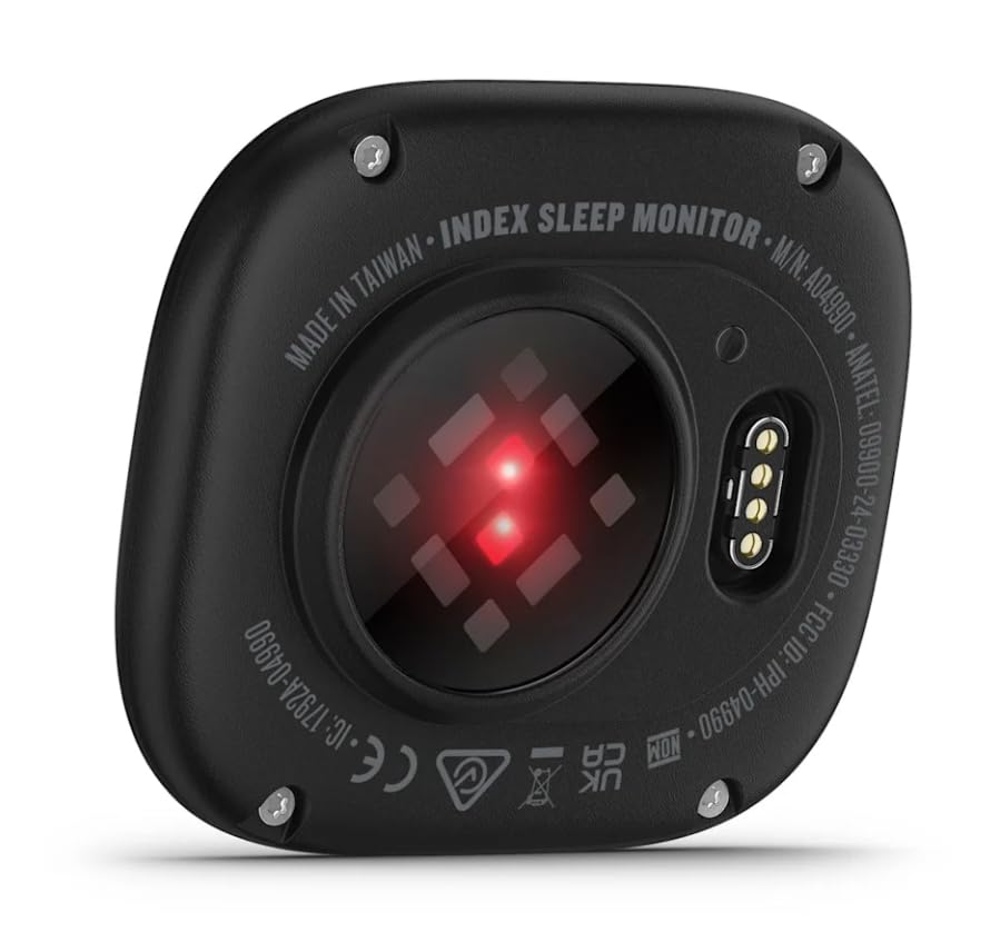 Garmin Index Sleep Monitor (L/XL) – Smart Sleep Band with Advanced Sleep Tracking & Recovery Metrics, HRV, Skin Temperature & Women's Health Tracking, Garmin Connect Compatible PowerBank