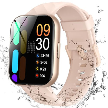 Parsonver Smart Watch, 5ATM Waterproof Watch for Swimming, 110+ Sport Modes - color: Rose Gold