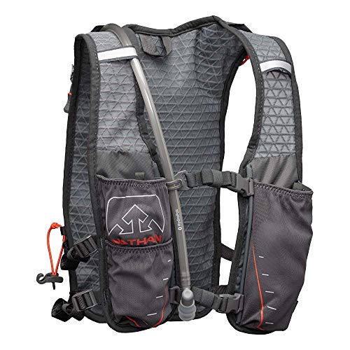 Nathan TrailMix 7L Running Vest for Men & Women, Hydration Vest w/ 2L Bladder Hydration Pack, Water Backpack for Hiking, Running, Walking, Marathon, Race - size: OSFM (Extended)