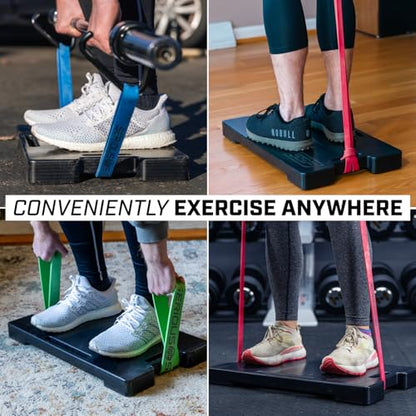 Serious Steel Fitness Resistance Band Footplate - UHMWPE Non-Slip Base for Resistance Training, Squats, Deadlifts, and More – Portable, Lightweight, and Built to Last. - style: UHMWPE - V2 Pro