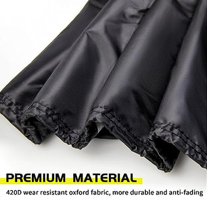 47"-110"W Squat Rack Cover with Waterproof Zipper for Gym Equipment - size: 55.8"W x 40"D x 80"H