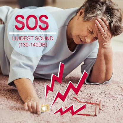 Personal Safety Alarm for Women – Superior Loud Siren & SOS Strobe - color: Metallic Gold