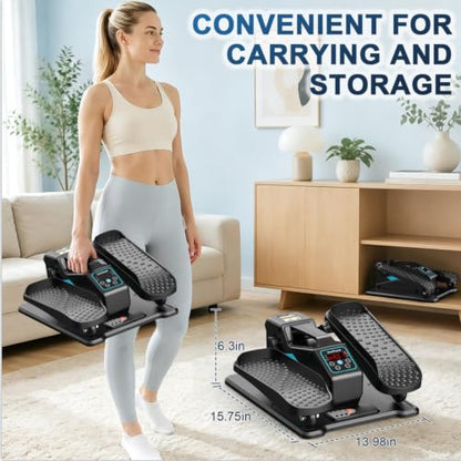 Under Desk Elliptical Machine, Electric Leg Pedal Exerciser for Seniors