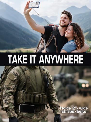 Magnetic Belt Clip Universal Wrist/Backpack Phone Holder Mount for Running Hiking Traveling Tactical Gear Plate Carrier Accessories