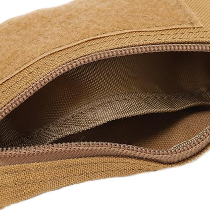 Water proof Waist Pack with Adjustable Strap – Lightweight Nylon Outdoor Waist Pouch for Camping, Hiking, Running & Cycling(Khaki) - color: Khaki