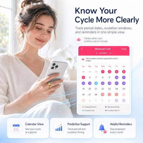 Smart Ring Fitness Tracker for Men & Women with Sleep, Heart Rate & SpO2 - color: Rose Gold, size: 7