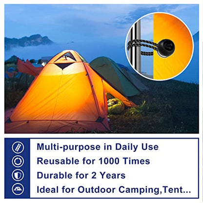 Bungee Balls 12 inch,50 pcs Tarp Bungee with Balls for Canopy, Camping Tarp, Shelter,Cargo,Tent Poles UV Resistant - size: 12 Inch