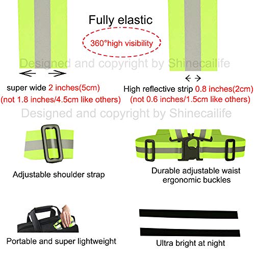 2" Wider Reflective Safety Vest,60% More High Vis,Women Men S-2XL,3XL-5XL - size: Small-XX-Large