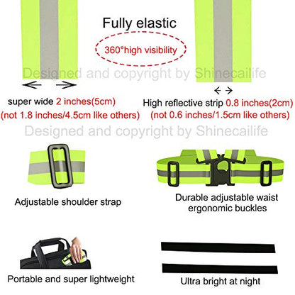 2" Wider Reflective Safety Vest,60% More High Vis,Women Men S-2XL,3XL-5XL - size: 3X-Large-5X-Large