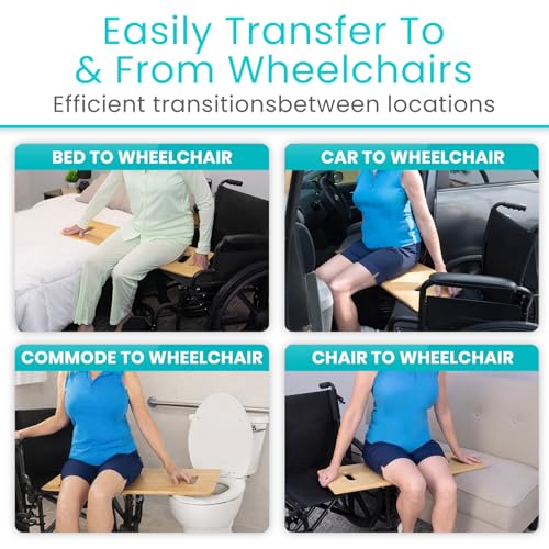 Vive Transfer Board (30" by 8") - Patient Slide Assist Device - size: 29.5x7x0.75