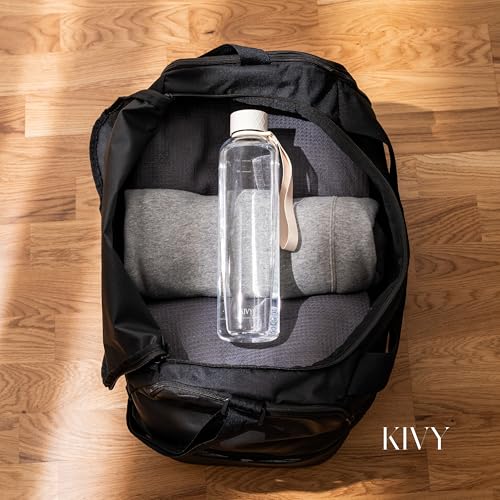 KIVY Slim Water Bottle 32oz Tritan - Lightweight & Shatterproof - BPA-Free - color: 04 Cream Clear, size: 32 Ounces