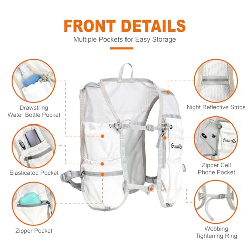 Running Vest for Women Lightweight Hydration Vest for Hiking Marathon Cycling Running Jogging - size: Black, style: Only Running Vest