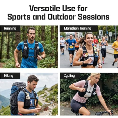 Tomum Running Vest for Women Men - Hydration Backpack Water Bottle Runner Vest for Hiking Trail Run Marathon Jogging - Lightweight Reflective Runners Vests Water Bag Back Pack with Pocket - size: 1-pack