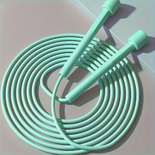 Adjustable Jump Rope for Fitness and Exercise – Skipping Rope for Cardio, Boxing, and Weight Loss – Speed Rope for Men & Women - color: Green