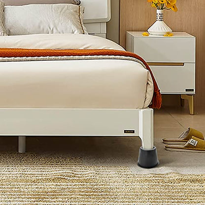 BTSD-home Round Bed Risers 4 Inch - color: 4 Inch, size: 8 Pack