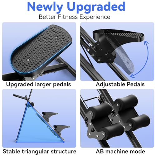 SEWD 2-in-1 Stair Stepper & Ab Machine Cardio Workout Equipment