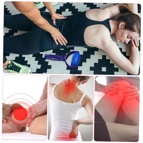 HOMSFOU Handheld Muscle Massage Stick Roller for Legs and Back, Comfortable Abs and PVC Material, Reduces Muscle Fatigue, for Yoga Enthusiasts and Exercise