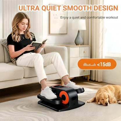 DUREXO Under Desk Elliptical Machine, Electric Leg Exerciser for Seniors