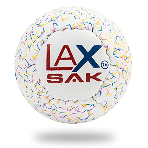 Soft Practice Lacrosse Balls,1, 2, 3, 6, 12, 24, 36, 60, & 120 Packs - Same Weight & Size as a Regulation Lacrosse Balls, Great for Indoor & Outdoor Practices, Less Bounce & Minimal Rebounds - color: Crayon Confetti, size: 1 Pack