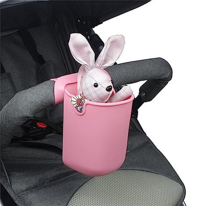 LIANXUE Universal Stroller Cup Holder Bottle Holder Silicone Phone Holder Organizer for Stroller Bike Treadmill Walker Boats Silicone