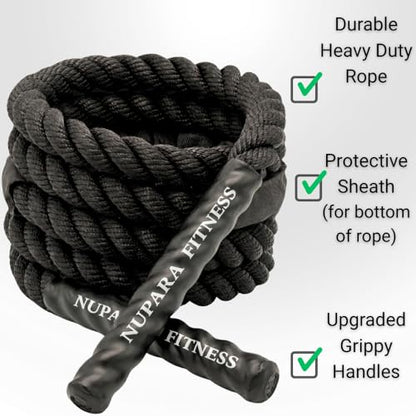 Weighted Jump Rope for Men and Women | Muay Thai Jump Rope - color: 5.0LB 9.8 ft
