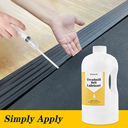 100% Silicone Lube 32oz for Treadmill Belt Lubrication, Easy Apply - size: 32oz/946ml