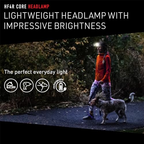 Ledlenser HF4R Core Headlamp, LED Headlamp, Head Flashlight, Camping Light
