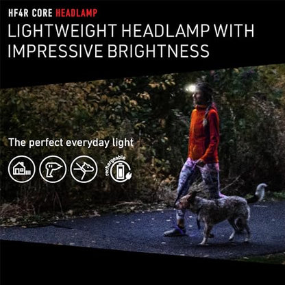 Ledlenser HF4R Core Headlamp, LED Headlamp, Head Flashlight, Camping Light