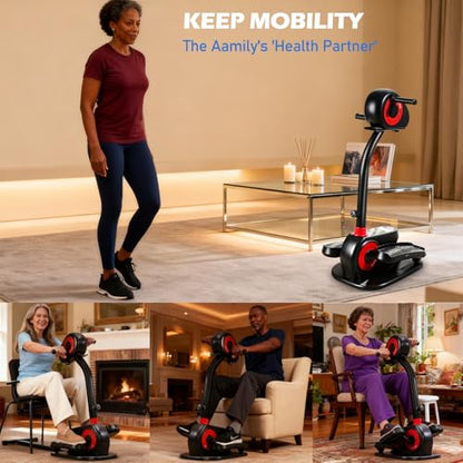Elliptical Exercise Machine, Low‑Impact Motorized Pedal Exerciser