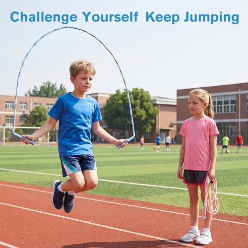 8 Pack Beaded Jump Rope for Kids