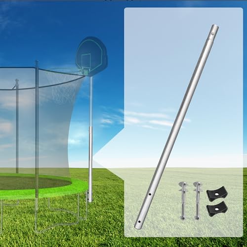 1.5" Diameter 16FT Trampoline’ Lower Board Tube Specially for Basketball Hoop, Replacement Trampoline Enclosure Poles for 16FT, 1pcs only, Trampoline Basketball Hoop Pole, # 11A