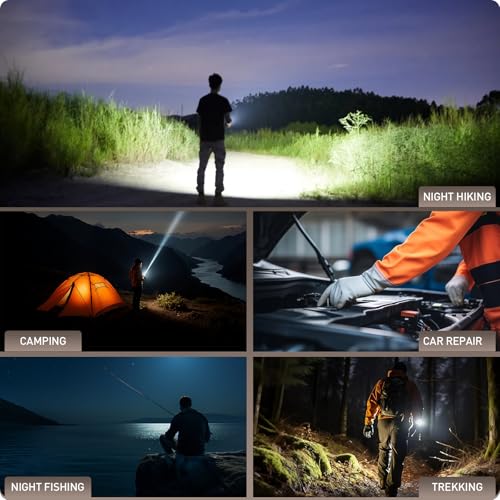 FORTO Compact Rechargeable Spot Light with Adjustable Focus - color: Brown