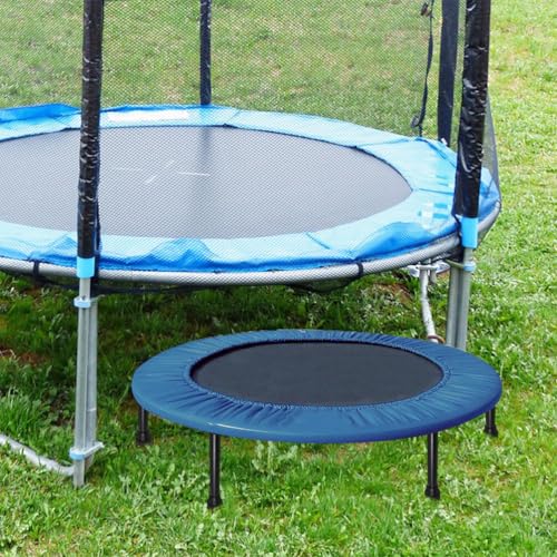 Mipcase 6pcs Universal Trampoline Replacement Legs Mini Trampoline Leg Cap Tip with Covers Pad Stainless Steel Trampoline Leg Tube Trampolines Bounce Part