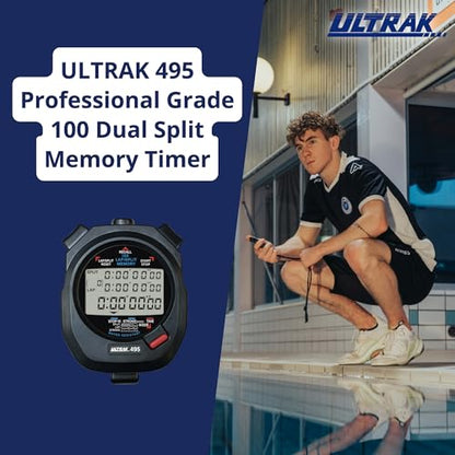 Ultrak 100 Lap Memory Timer, Black - color: Black
