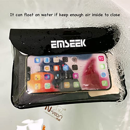 Waterproof Waist Pouch Dry Belt Bag Fanny Pack For Swim Surf Snorkel - color: Black
