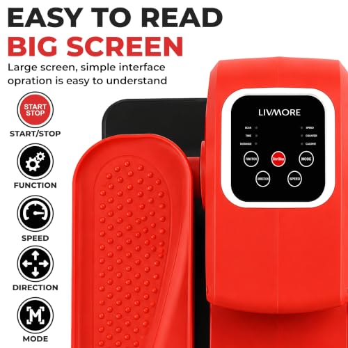 Livmore Electric Stepper with LCD Display & Remote - color: Red