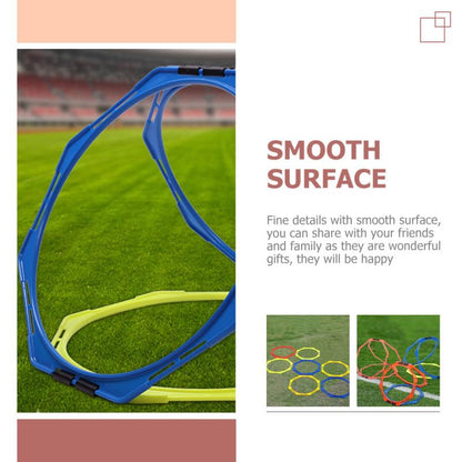 Abaodam Agility Rings for Soccer Speed Training, Portable Footwork Ladder
