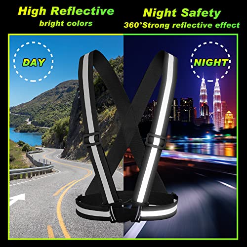 Hercicy Reflective Vest High Visibility Safety Vests Bulk - color: Black