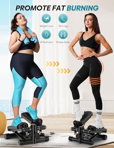Mini Stepper for Exercise at Home, 330LBS Portable Stair Climber Machine