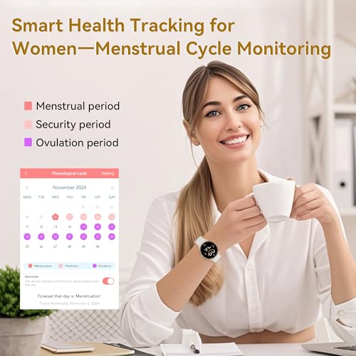 ICOMTOFIT Smart Watches for Women, Fitness Tracker with Heart Rate & SpO2 Monitor, IP67 Waterproof Activity Tracker for Men & Women, Smart Watch Works with Android and iPhone