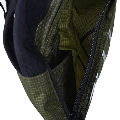 AONIJIE Quick Grip Handheld Water Bottle for Running, Hand Strap Hydration Pack with 500ml Handheld Soft Flask Water Bottle (Olive Green) - color: Olive Green