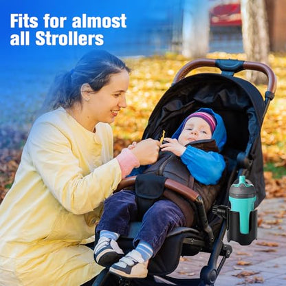 Universal Stroller Cup Holder, Adjustable Drinks Holder for Walkers, Trolleys