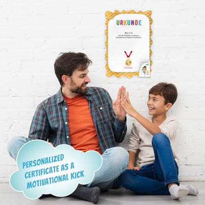 Kleintober Workout Cards for Kids & Teens I Gymnastics Equipment for Kids I Exercise Flash Cards for Kids 3+ I Workout Equipment for Indoor & Outdoor Use
