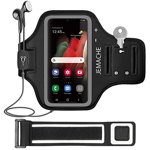 Running Armband for Samsung Galaxy S26/S25/S24/S23 Ultra (Black) - color: Black, size: 6.9" (S Ultra)