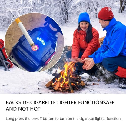MAKDAK 2PC Keychain Flashlight Rechargeable Cob Keychain Work Light 7 Modes 1600Lumen High Lumen Flashlights for Emergencies,EDC - color: (Orange and Blue)*1PC