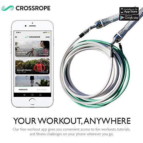 Crossrope Jump Rope Get Lean Set - Speed Rope and Strength Rope - size: Large Handles- 2020
