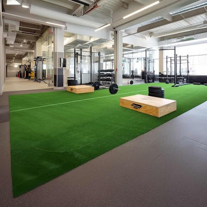 Yescom Sports Sled Strips Turf Gym Turf Flooring For Weight Sled Push Gym - size: 1.38"H-3'x50'(300Sq.Ft)